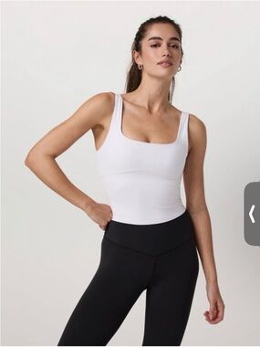 NWT Vuori All the Form Support Tank in White